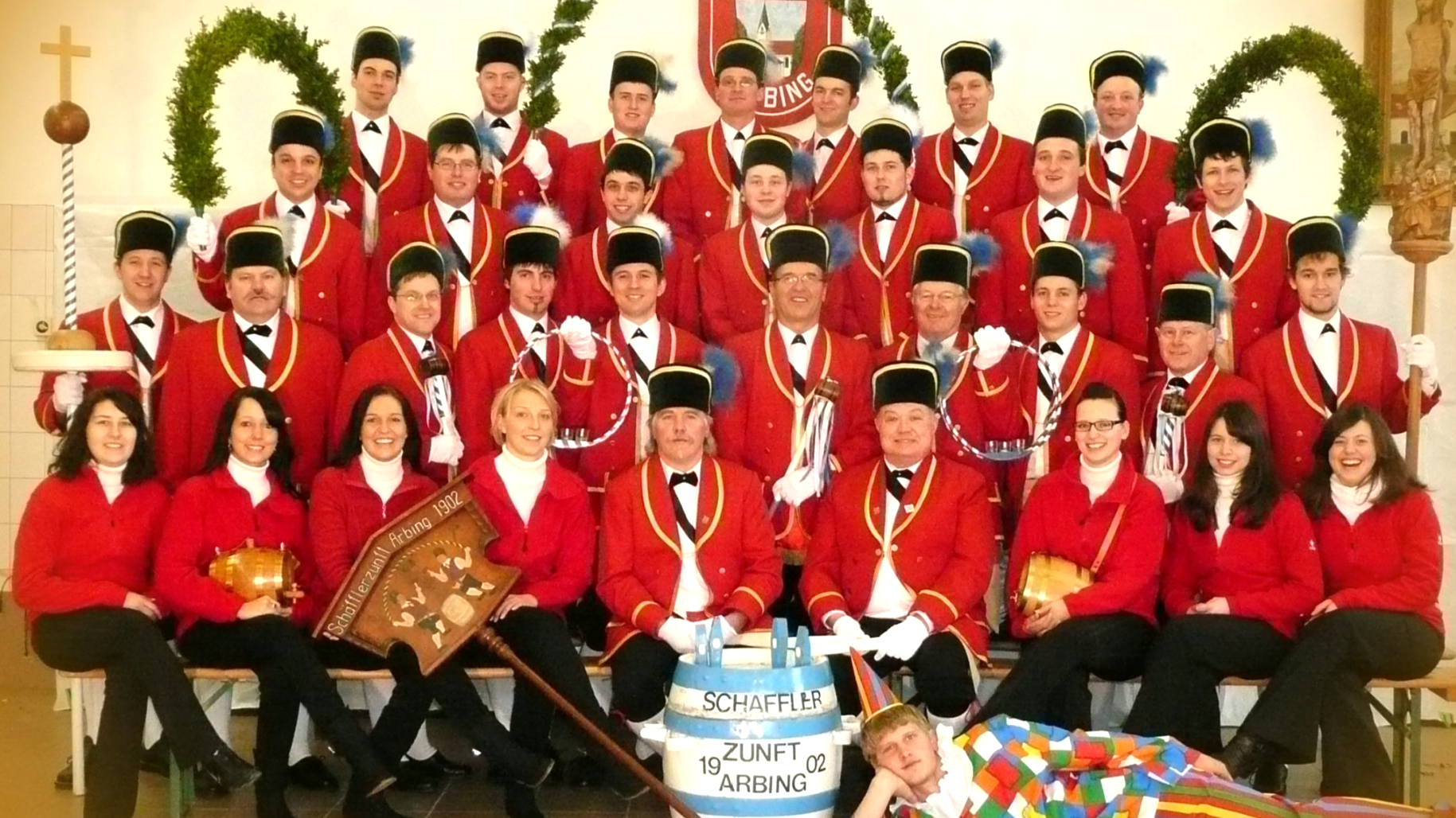 Schäfflertanzgruppe aus Arbing