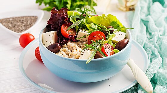 Schüssel mit Salat