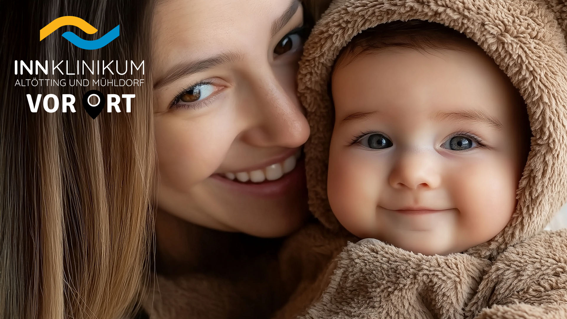 Eine junge Mutter mit ihrem Neugeborenen