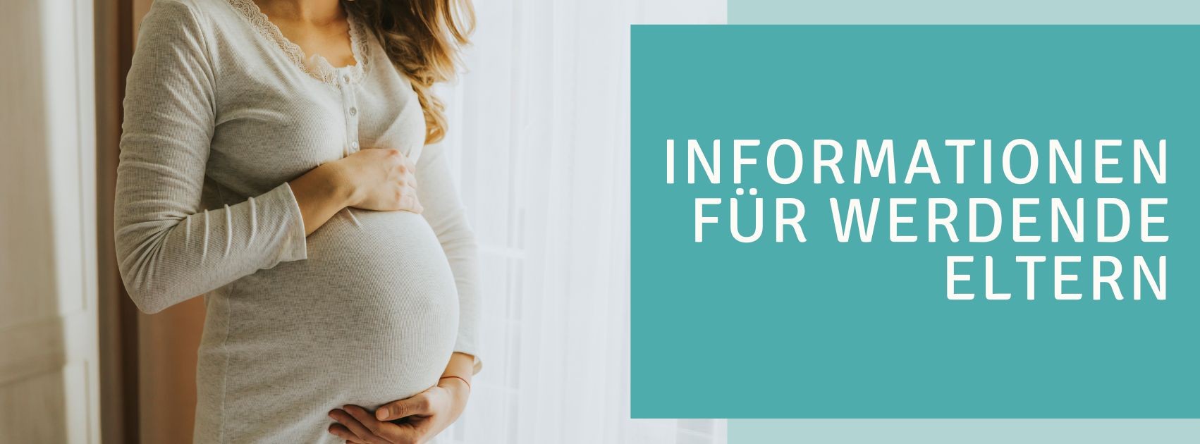 Schwangere Frau fasst sich an den Bauch